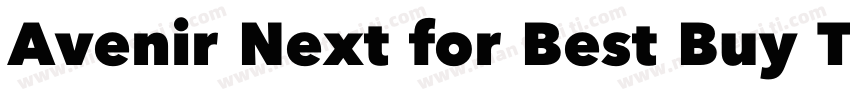 Avenir Next for Best Buy Thin字体转换